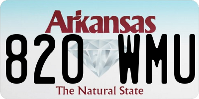 AR license plate 820WMU