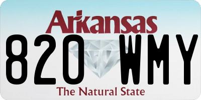 AR license plate 820WMY