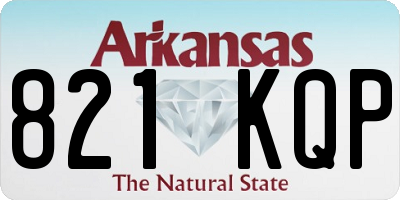 AR license plate 821KQP