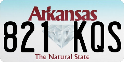 AR license plate 821KQS