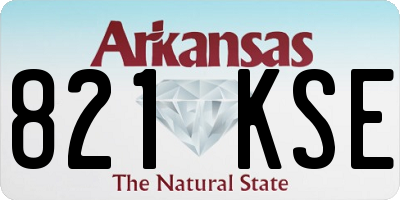 AR license plate 821KSE