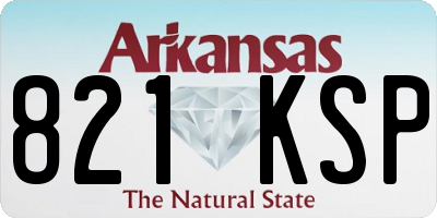 AR license plate 821KSP
