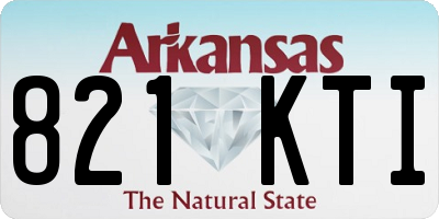 AR license plate 821KTI