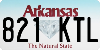 AR license plate 821KTL