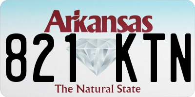 AR license plate 821KTN