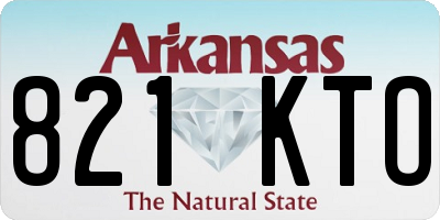 AR license plate 821KTO