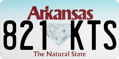 AR license plate 821KTS