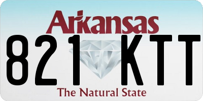 AR license plate 821KTT