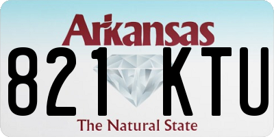AR license plate 821KTU