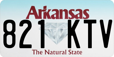 AR license plate 821KTV