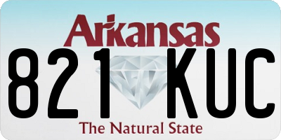 AR license plate 821KUC