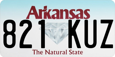AR license plate 821KUZ