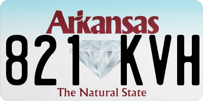 AR license plate 821KVH