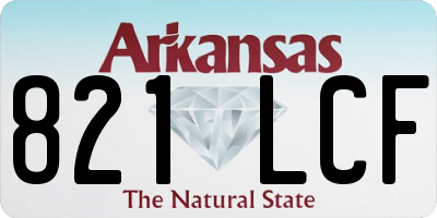 AR license plate 821LCF