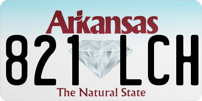 AR license plate 821LCH