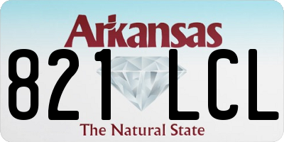 AR license plate 821LCL