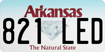 AR license plate 821LED