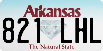 AR license plate 821LHL