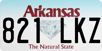 AR license plate 821LKZ