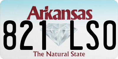 AR license plate 821LSO