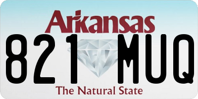 AR license plate 821MUQ