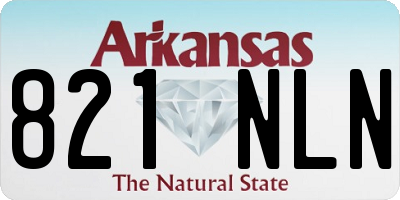 AR license plate 821NLN