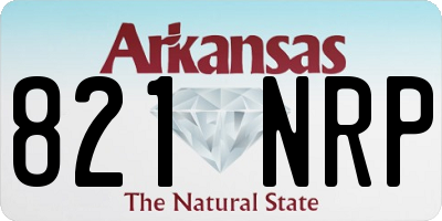 AR license plate 821NRP
