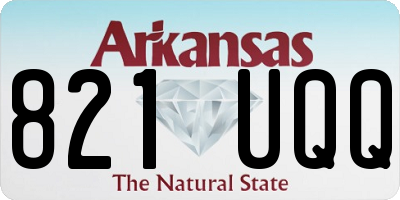 AR license plate 821UQQ