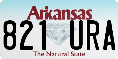 AR license plate 821URA