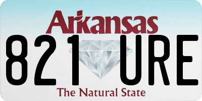 AR license plate 821URE