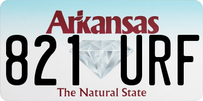 AR license plate 821URF