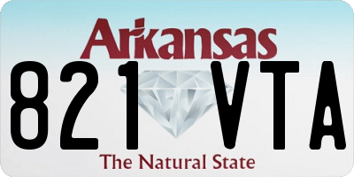 AR license plate 821VTA