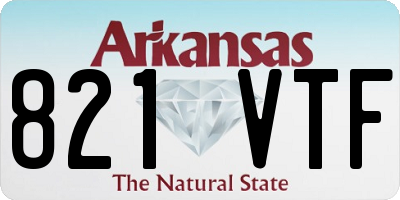 AR license plate 821VTF