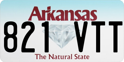 AR license plate 821VTT