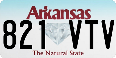 AR license plate 821VTV