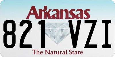 AR license plate 821VZI