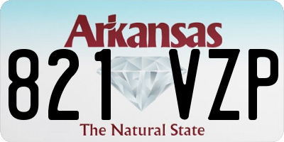 AR license plate 821VZP