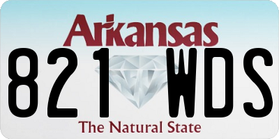 AR license plate 821WDS