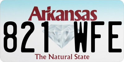 AR license plate 821WFE
