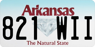 AR license plate 821WII