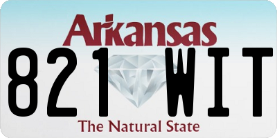 AR license plate 821WIT