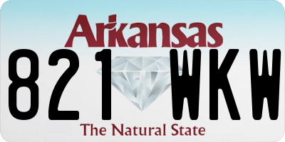 AR license plate 821WKW