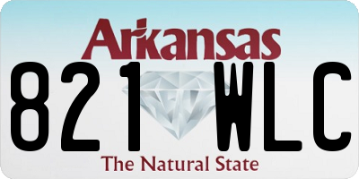 AR license plate 821WLC