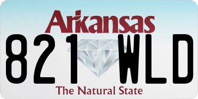 AR license plate 821WLD