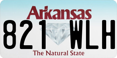 AR license plate 821WLH