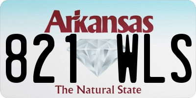 AR license plate 821WLS