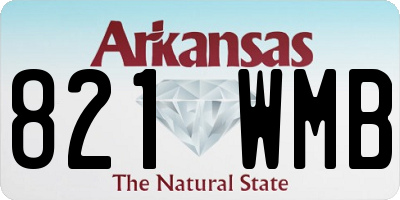 AR license plate 821WMB
