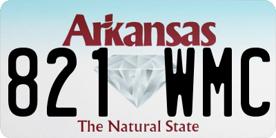 AR license plate 821WMC