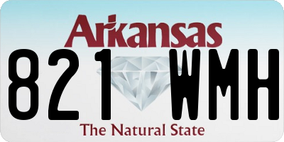 AR license plate 821WMH