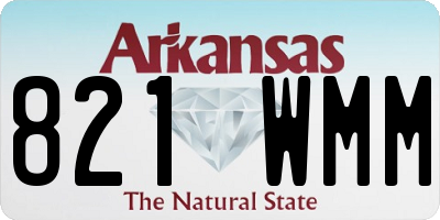 AR license plate 821WMM